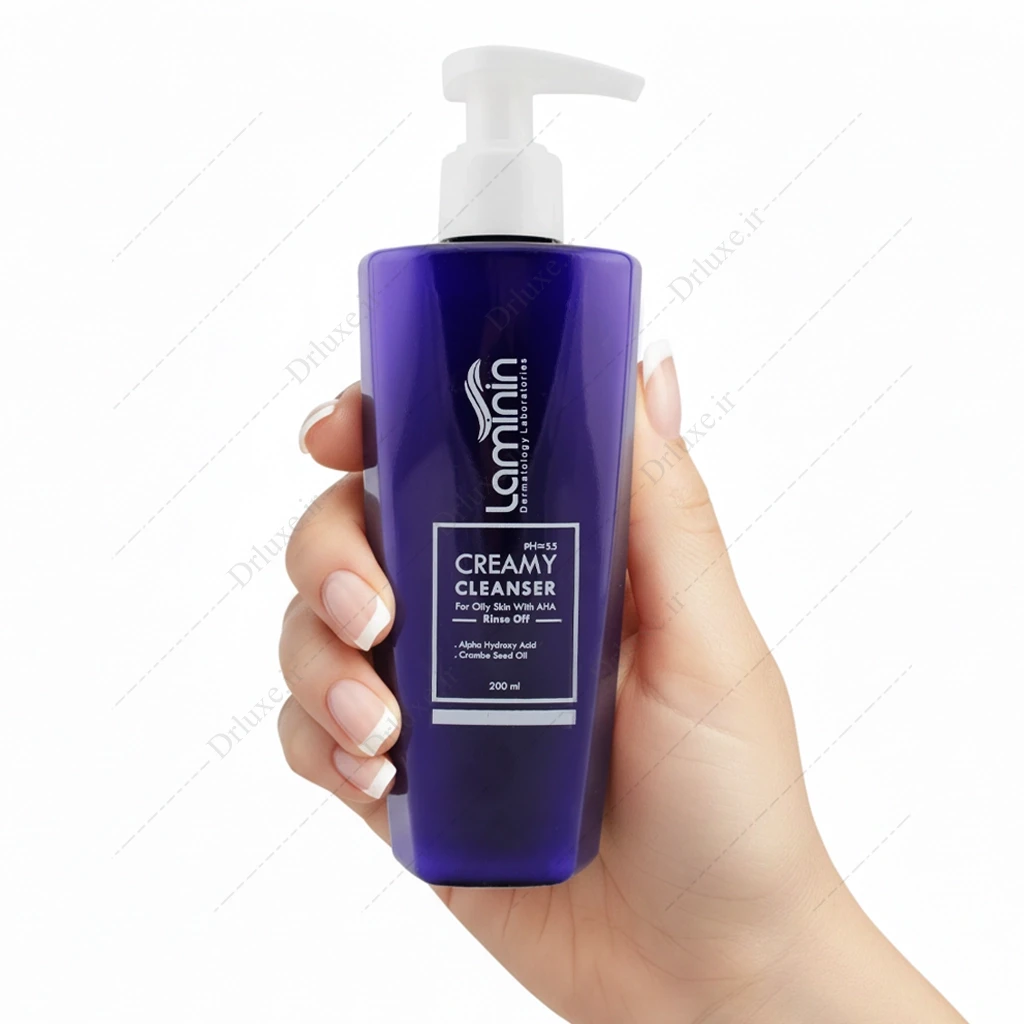 شوینده کرمی مناسب پوست چرب لامینین 200 میلی‌لیتر